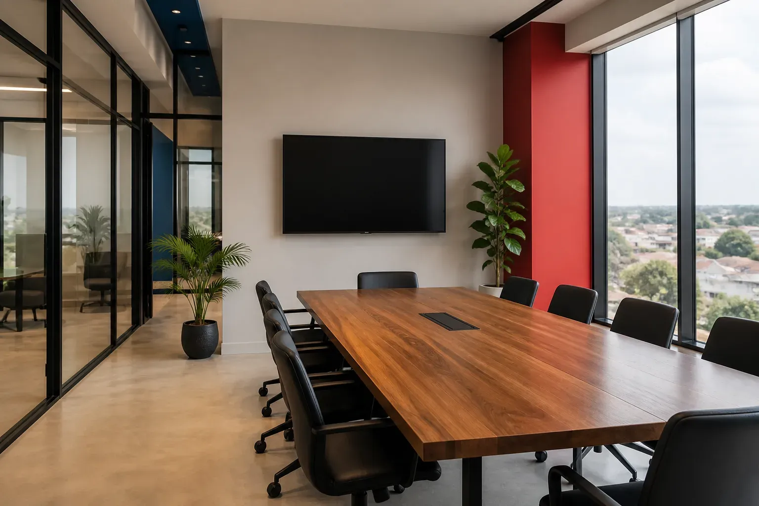 Meeting room at Godori Office, Permas Jaya